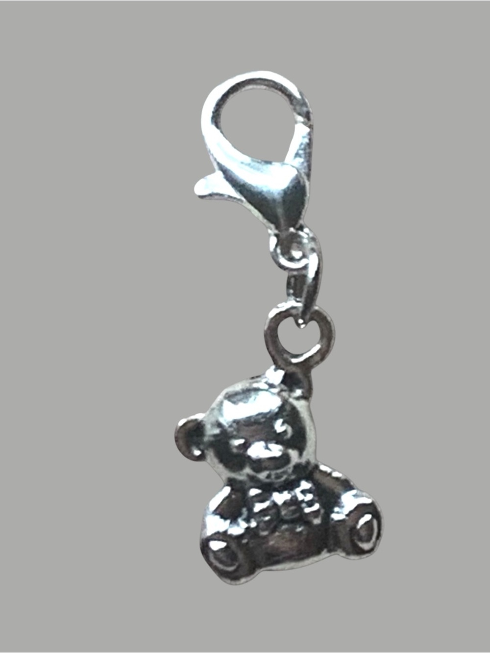 Baby Bear Silver Charm